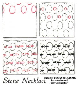 How to draw STONE NECKLACE « TanglePatterns.com