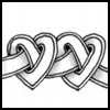 Zentangle pattern: String of Hearts. Image © Linda Farmer and TanglePatterns.com. ALL RIGHTS RESERVED. You may use this image for your personal non-commercial reference only. The unauthorized pinning, reproduction or distribution of this copyrighted work is illegal.
