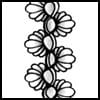 Zentangle pattern: Super Sloop. Image © Linda Farmer and TanglePatterns.com. ALL RIGHTS RESERVED. You may use this image for your personal non-commercial reference only. The unauthorized pinning, reproduction or distribution of this copyrighted work is illegal.