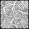 Zentangle pattern: Swarm