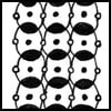 Zentangle pattern: Swirly Dot