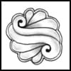 Zentangle pattern: Swirlz. Image © Linda Farmer and TanglePatterns.com. ALL RIGHTS RESERVED. You may use this image for your personal non-commercial reference only. The unauthorized pinning, reproduction or distribution of this copyrighted work is illegal.