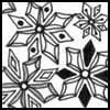 Zentangle pattern: Syng. Image © Linda Farmer and TanglePatterns.com. ALL RIGHTS RESERVED. You may use this image for your personal non-commercial reference only. The unauthorized pinning, reproduction or distribution of this copyrighted work is illegal.