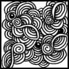 Zentangle pattern: Talissu. Image © Linda Farmer and TanglePatterns.com. ALL RIGHTS RESERVED. You may use this image for your personal non-commercial reference only. The unauthorized pinning, reproduction or distribution of this copyrighted work is illegal.