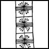 Zentangle pattern: Tam. Image © Linda Farmer and TanglePatterns.com. ALL RIGHTS RESERVED. You may use this image for your personal non-commercial reference only. The unauthorized pinning, reproduction or distribution of this copyrighted work is illegal.