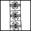 Zentangle pattern: Tam. Image © Linda Farmer and TanglePatterns.com. ALL RIGHTS RESERVED. You may use this image for your personal non-commercial reference only. The unauthorized pinning, reproduction or distribution of this copyrighted work is illegal.