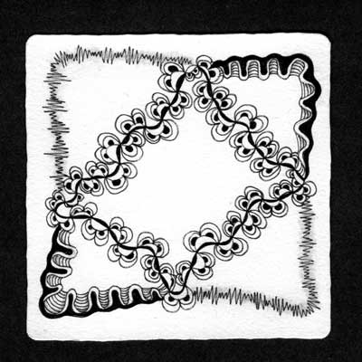 Zentangle by Linda Farmer, December 28, 2011