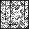 Zentangle pattern: Telis