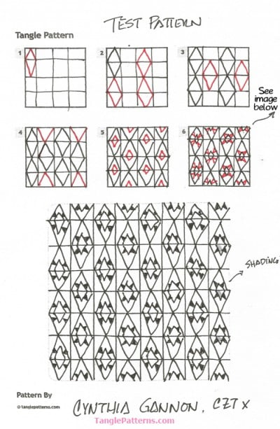 How to draw TEST PATTERN « TanglePatterns.com