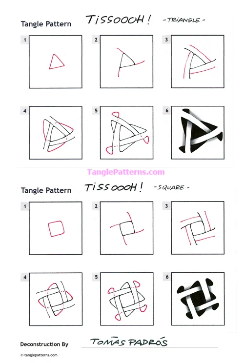 How to draw TISSOOOH! « TanglePatterns.com