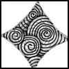 Zentangle pattern: TranZpiral. Image © Linda Farmer and TanglePatterns.com. ALL RIGHTS RESERVED. You may use this image for your personal non-commercial reference only. The unauthorized pinning, reproduction or distribution of this copyrighted work is illegal.