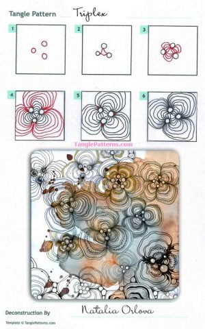 How to draw TRIPLEX « TanglePatterns.com