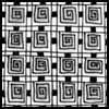 Zentangle pattern: Trivet. Image © Linda Farmer and TanglePatterns.com