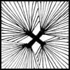 Zentangle pattern: Tuftid