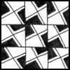 Zentangle pattern: Turn. Image © Linda Farmer and TanglePatterns.com