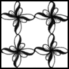 Zentangle pattern: Twirl. Image © Linda Farmer and TanglePatterns.com. ALL RIGHTS RESERVED. You may use this image for your personal non-commercial reference only. The unauthorized pinning, reproduction or distribution of this copyrighted work is illegal.
