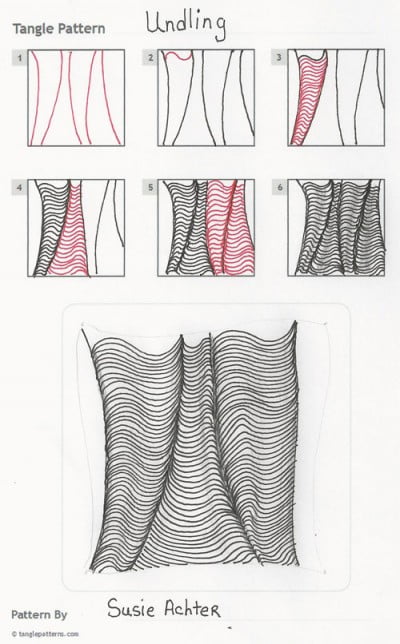 How to draw UNDLING « TanglePatterns.com