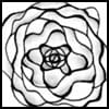Zentangle pattern: Urura. Image © Linda Farmer and TanglePatterns.com. ALL RIGHTS RESERVED. You may use this image for your personal non-commercial reference only. The unauthorized pinning, reproduction or distribution of this copyrighted work is illegal.