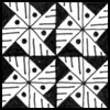 Zentangle pattern: Utah. Image © Linda Farmer and TanglePatterns.com. ALL RIGHTS RESERVED. You may use this image for your personal non-commercial reference only. The unauthorized pinning, reproduction or distribution of this copyrighted work is illegal.