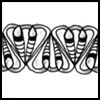 Zentangle pattern: Verixx. Image © Linda Farmer and TanglePatterns.com. ALL RIGHTS RESERVED. You may use this image for your personal non-commercial reference only. The unauthorized pinning, reproduction or distribution of this copyrighted work is illegal.