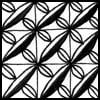 Zentangle pattern: Versa