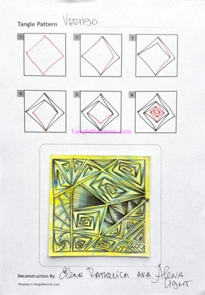 How to draw VERTIGO « TanglePatterns.com