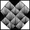 Zentangle pattern: Ving