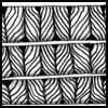 Zentangle pattern: Voga
