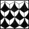 Zentangle pattern: Pinie/Pine. Image © Linda Farmer and TanglePatterns.com. ALL RIGHTS RESERVED. You may use this image for your personal non-commercial reference only. The unauthorized pinning, reproduction or distribution of this copyrighted work is illegal.
