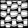 Zentangle pattern: Waft