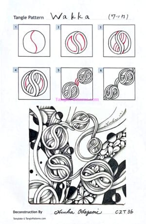How to draw WAKKA « TanglePatterns.com