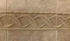 Jenna Black's inspiration: a tile from her shower