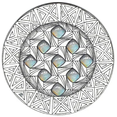 Duotangle ZIA featuring Wind Weaver with Windmill