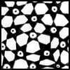 Zentangle pattern: X