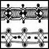 Zentangle pattern: Xyp