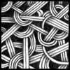 Zentangle pattern: YAH. Image © Linda Farmer and TanglePatterns.com