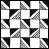 Zentangle pattern: YNY. Image © Linda Farmer and TanglePatterns.com
