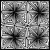 Zentangle pattern: Z-trik