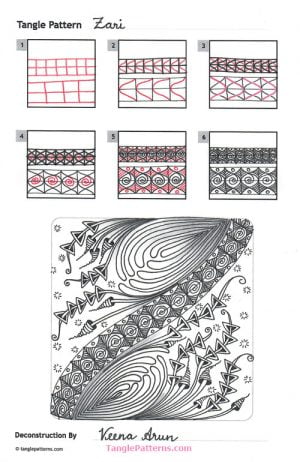 How to draw ZARI « TanglePatterns.com