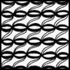 Zentangle pattern: Zazzy