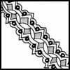 Zentangle pattern: Zenith. Image © Linda Farmer and TanglePatterns.com