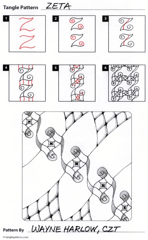 How to drw ZETA by CZT Wayne Harlow