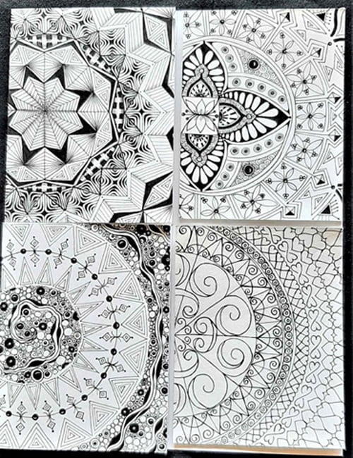 Zentangle-Inspired Cardmaking Tutorial: Part 1, Making a ZIA Card Template