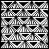 Zentangle pattern: Zin
