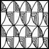 Zentangle pattern: Zooloo. Image © Linda Farmer and TanglePatte